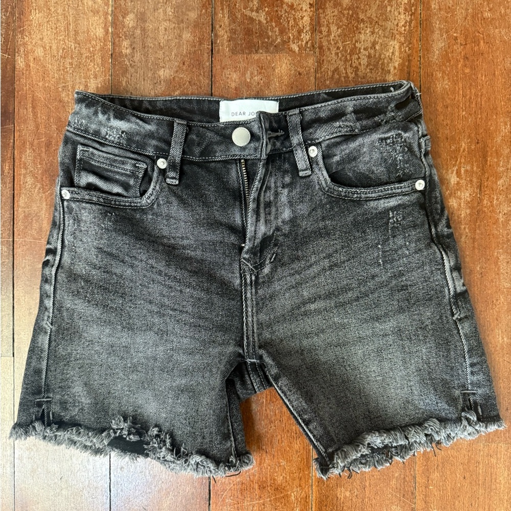 Dear John Black Denim Shorts